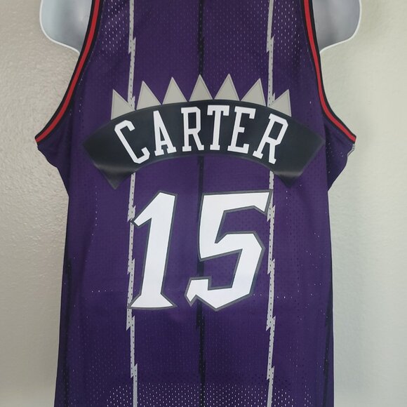 Mitchell & Ness Toronto Raptors Vince Carter 1998 - 99 NBA Basketball Jersey - Picture 4 of 10